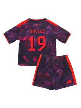 Bayern Munich Alphonso Davies #19 Replika Tredje Kläder Barn 2026-27 Kortärmad (+ byxor)